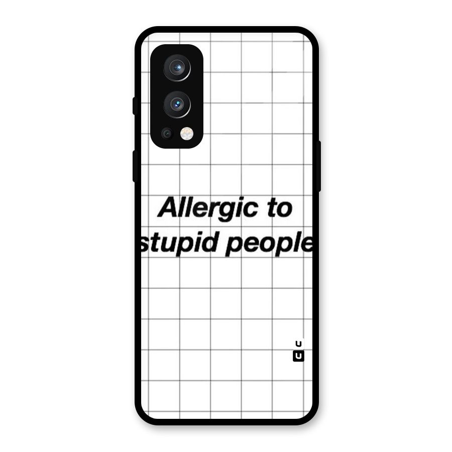 Allergic Glass Back Case for OnePlus Nord 2 5G