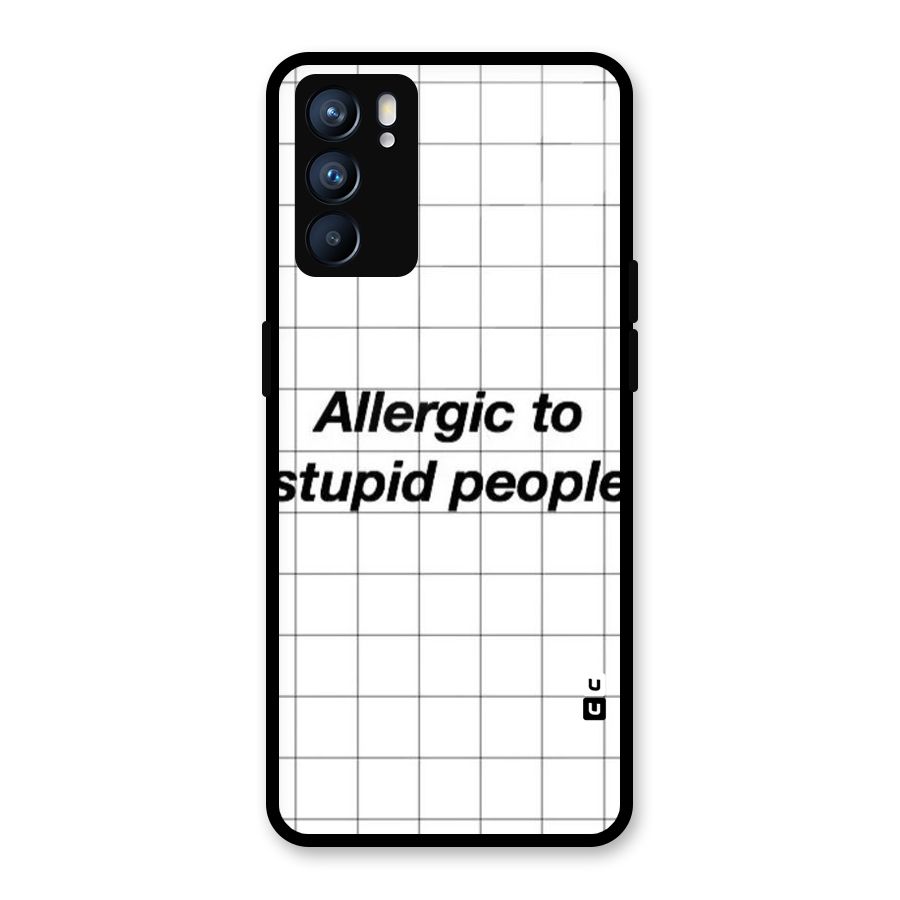 Allergic Glass Back Case for Oppo Reno6 5G