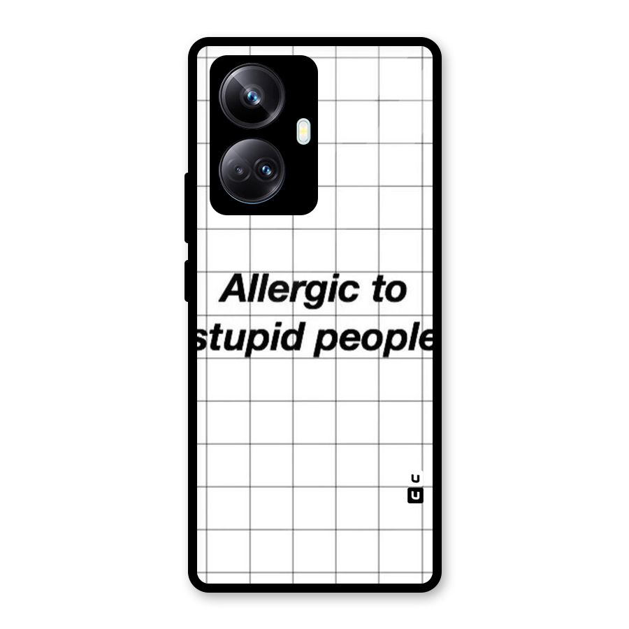 Allergic Glass Back Case for Realme 10 Pro Plus