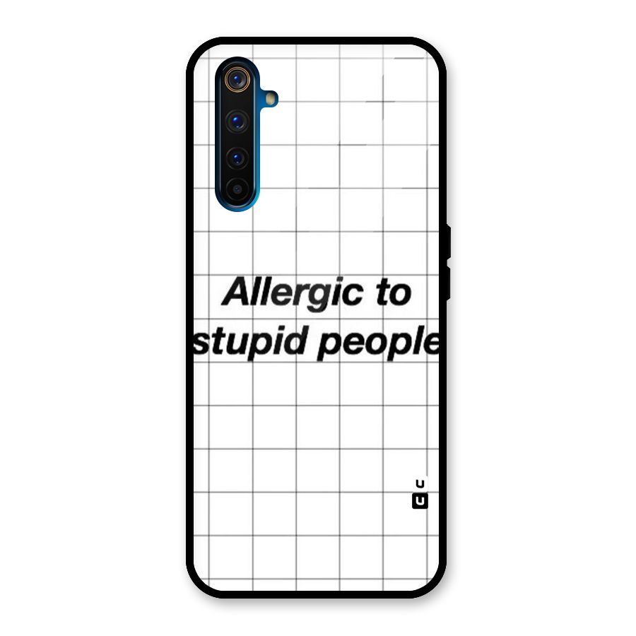 Allergic Glass Back Case for Realme 6 Pro