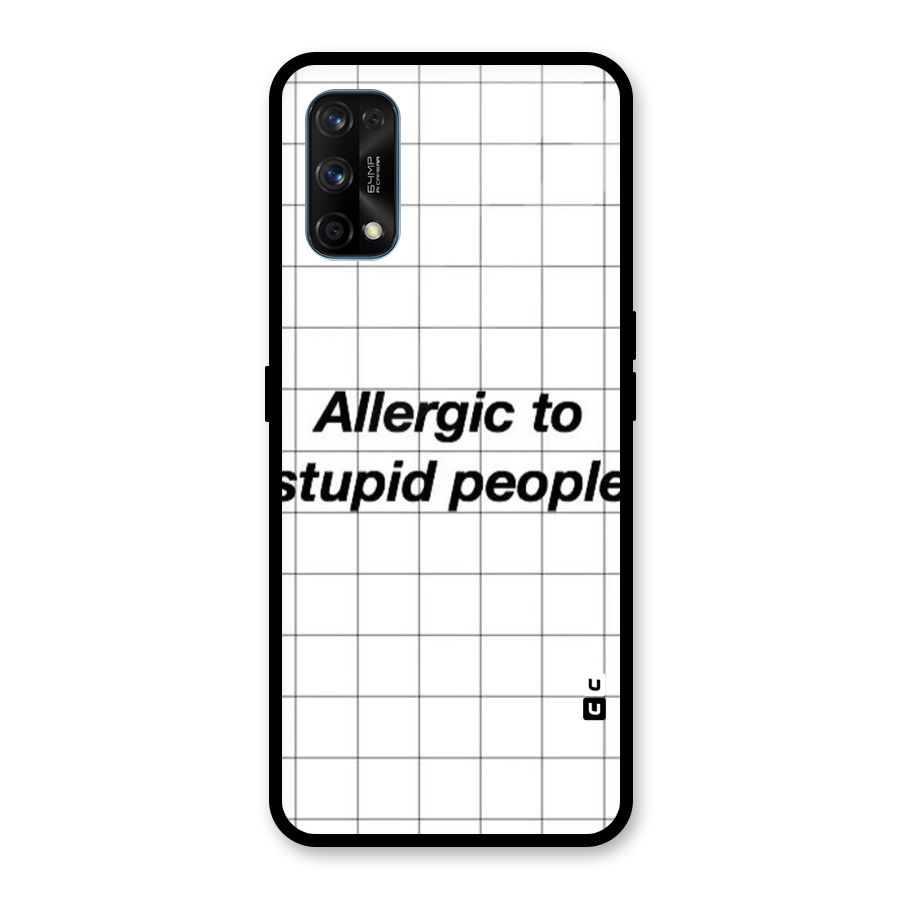 Allergic Glass Back Case for Realme 7 Pro