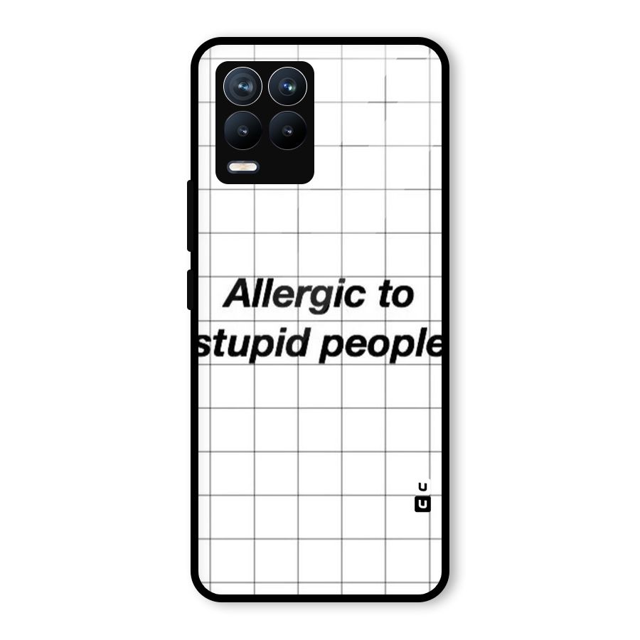Allergic Glass Back Case for Realme 8 Pro