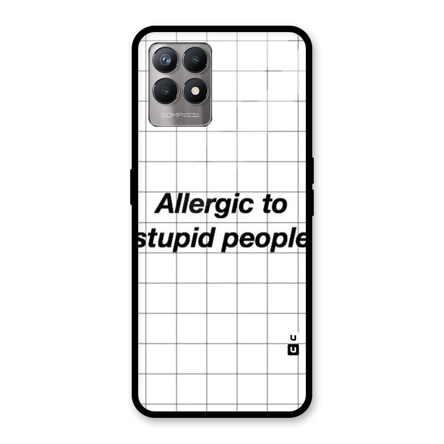Allergic Glass Back Case for Realme Narzo 50