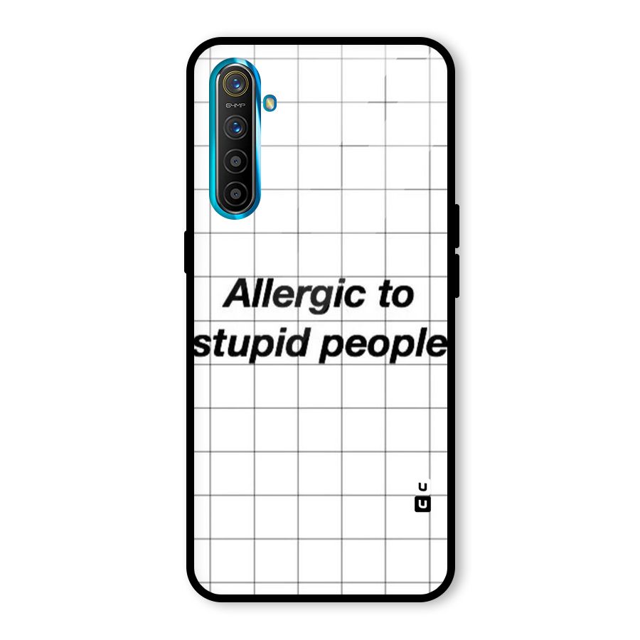 Allergic Glass Back Case for Realme X2