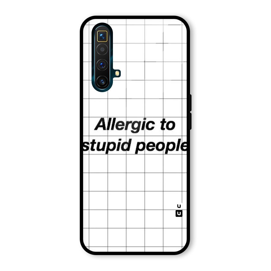 Allergic Glass Back Case for Realme X3 SuperZoom