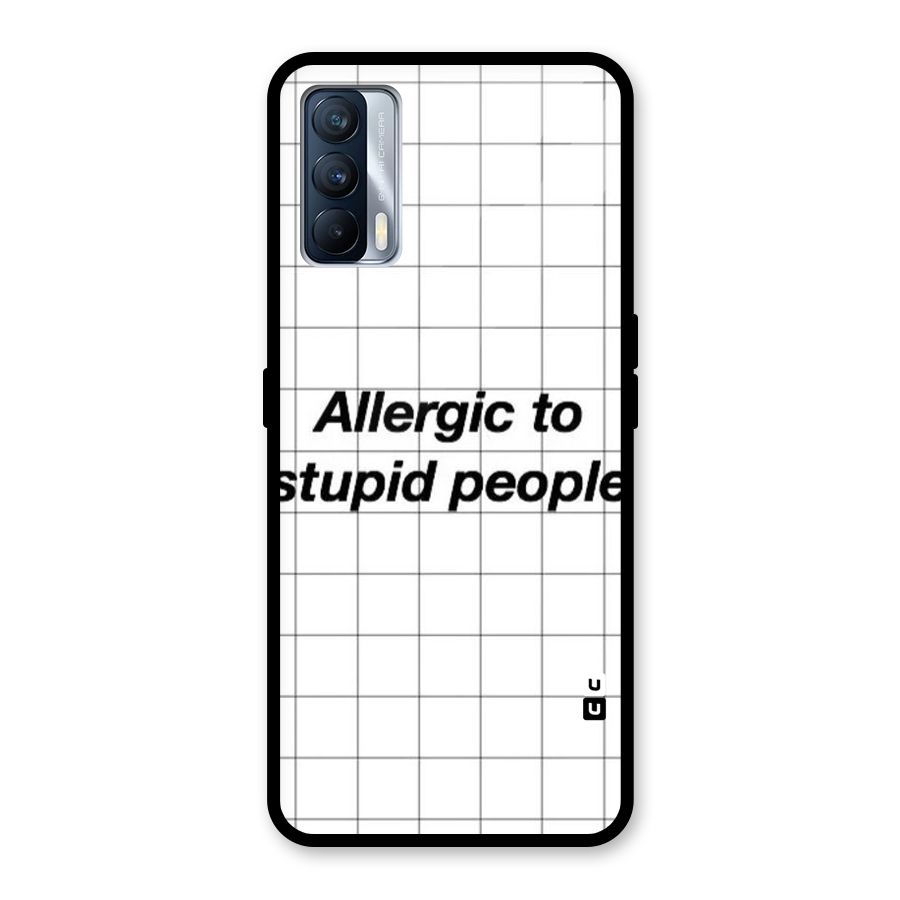Allergic Glass Back Case for Realme X7