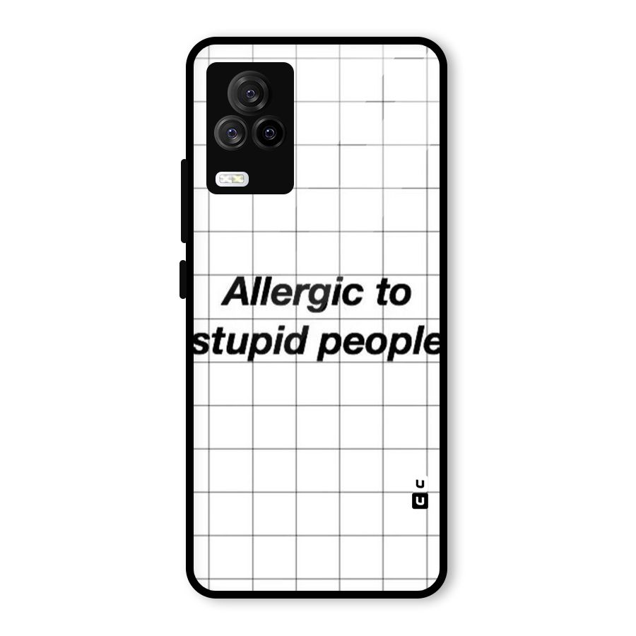 Allergic Glass Back Case for Vivo iQOO 7 Legend 5G