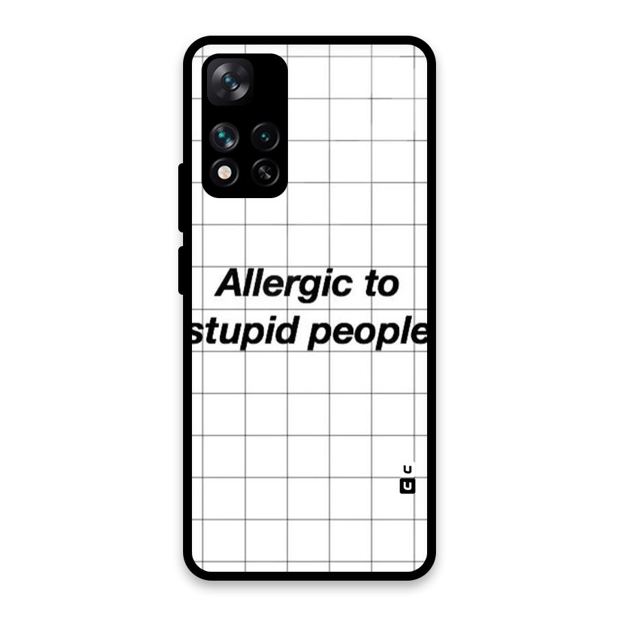 Allergic Glass Back Case for Xiaomi 11i 5G