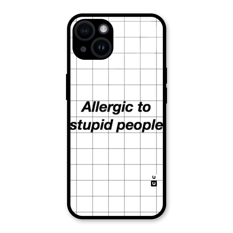Allergic Glass Back Case for iPhone 14