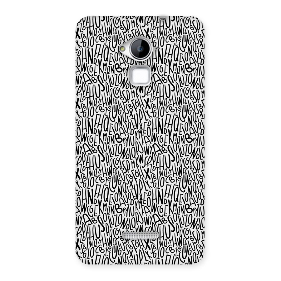 Alphabet Seamless Abstract Back Case for Coolpad Note 3