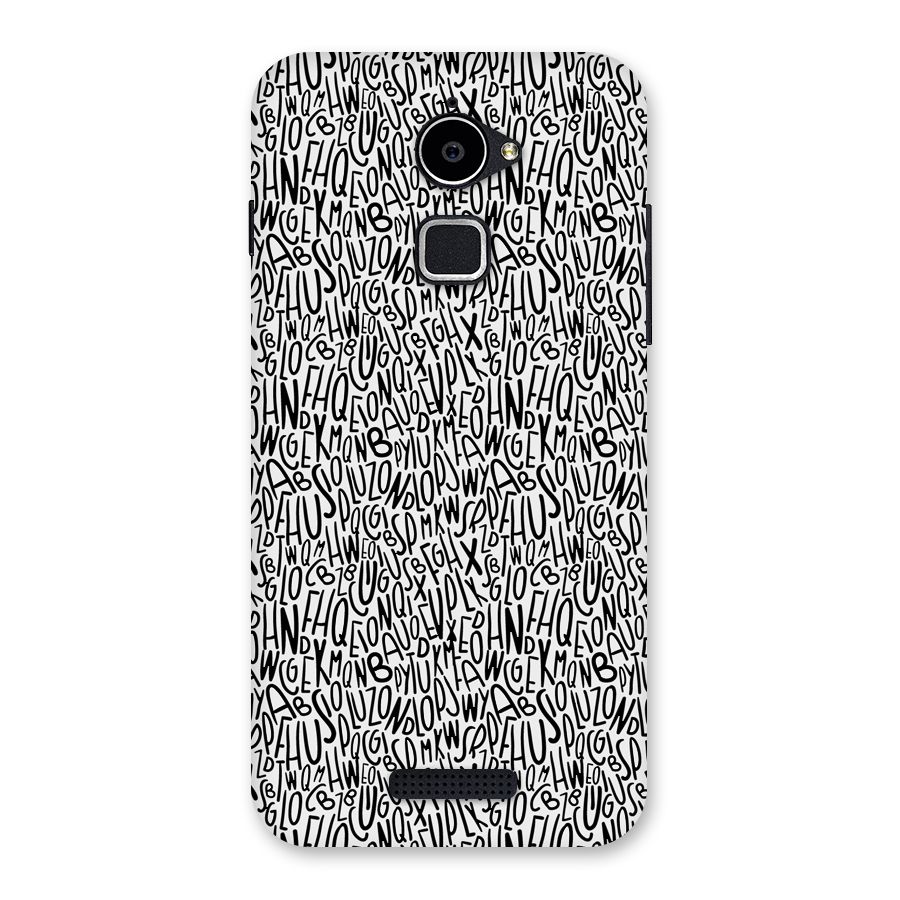 Alphabet Seamless Abstract Back Case for Coolpad Note 3 Lite