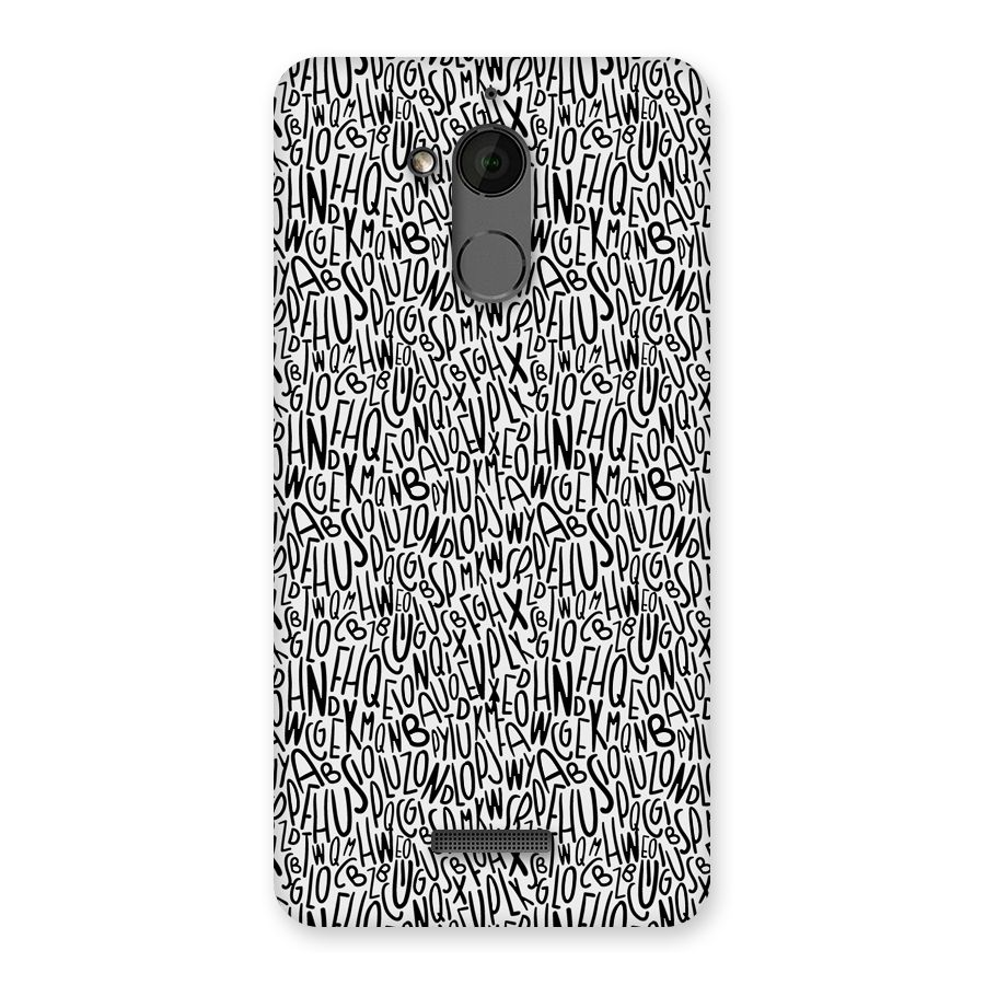 Alphabet Seamless Abstract Back Case for Coolpad Note 5
