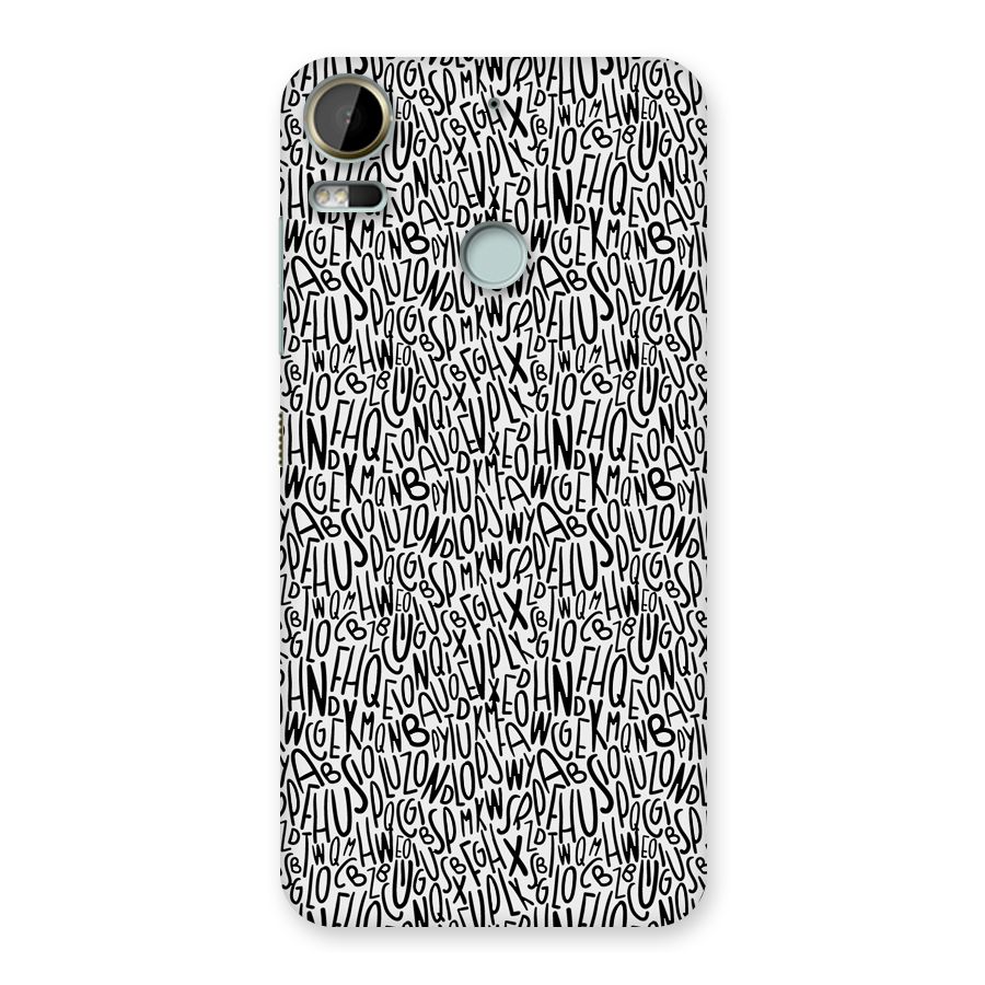 Alphabet Seamless Abstract Back Case for Desire 10 Pro
