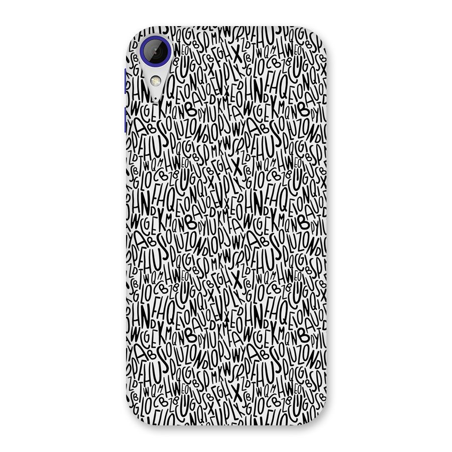 Alphabet Seamless Abstract Back Case for Desire 830