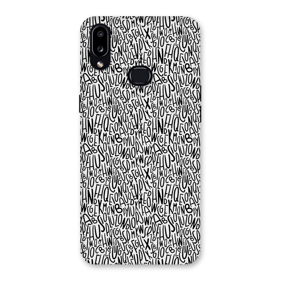 Alphabet Seamless Abstract Back Case for Galaxy A10s