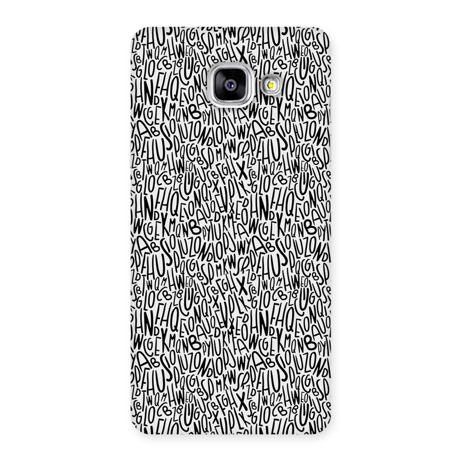 Alphabet Seamless Abstract Back Case for Galaxy A5 2016
