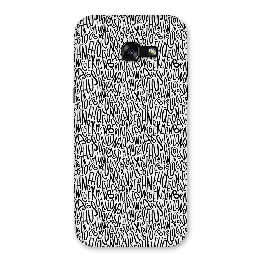 Alphabet Seamless Abstract Back Case for Galaxy A5 2017