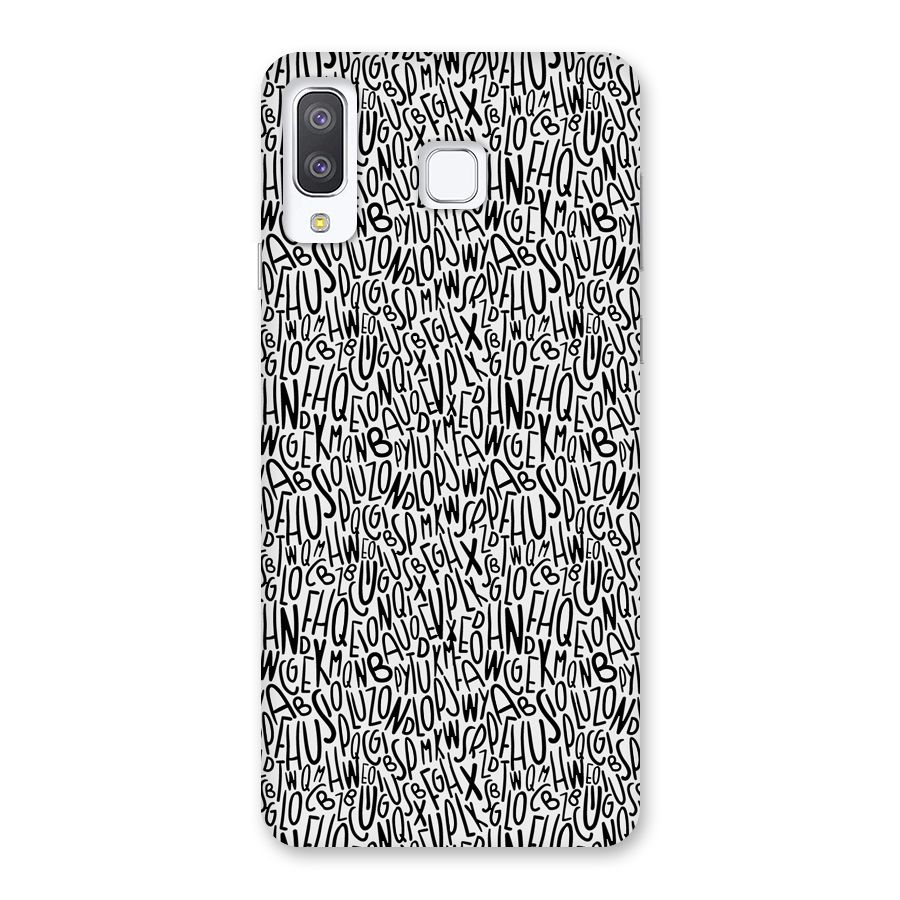 Alphabet Seamless Abstract Back Case for Galaxy A8 Star