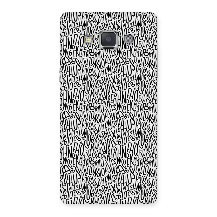 Alphabet Seamless Abstract Back Case for Galaxy Grand Max