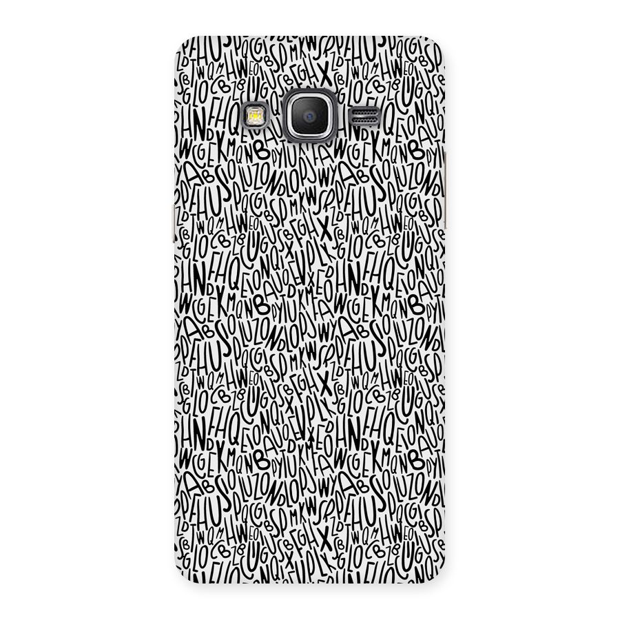 Alphabet Seamless Abstract Back Case for Galaxy Grand Prime
