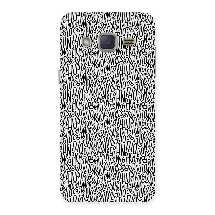 Alphabet Seamless Abstract Back Case for Galaxy J2