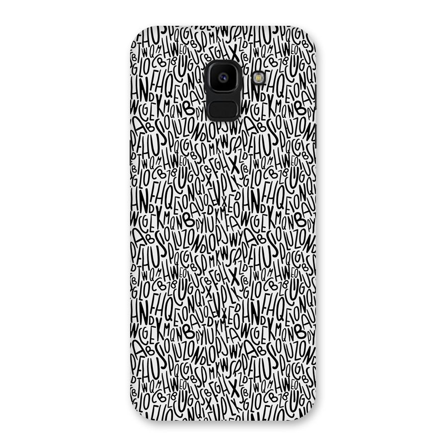 Alphabet Seamless Abstract Back Case for Galaxy J6