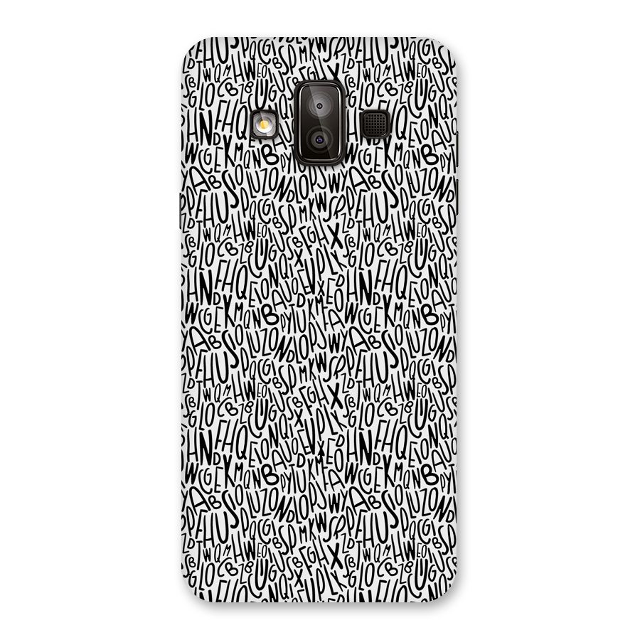 Alphabet Seamless Abstract Back Case for Galaxy J7 Duo