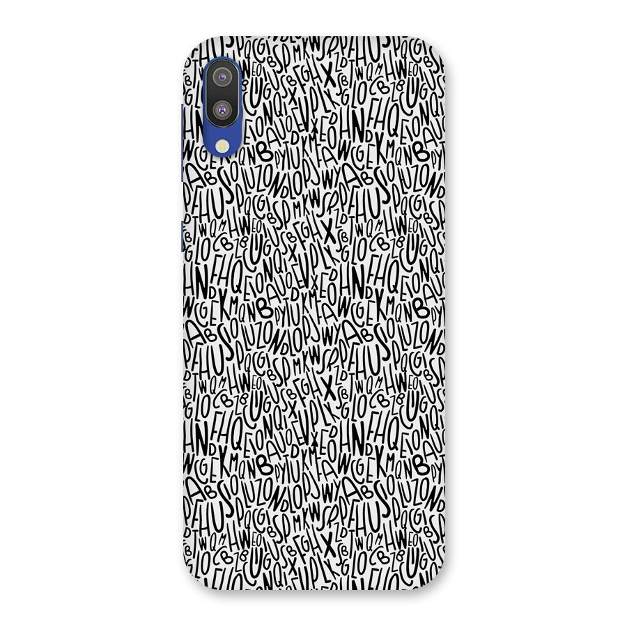 Alphabet Seamless Abstract Back Case for Galaxy M10