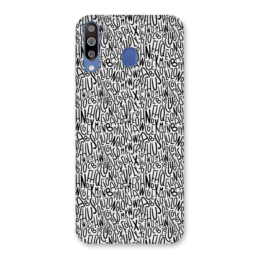 Alphabet Seamless Abstract Back Case for Galaxy M30