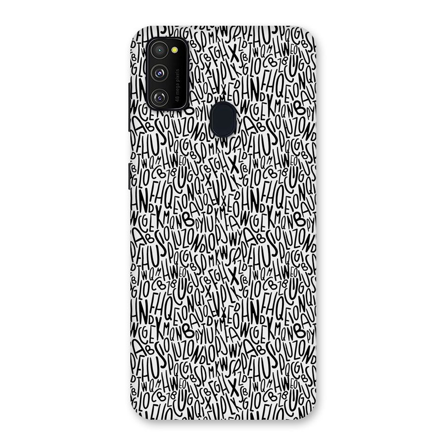 Alphabet Seamless Abstract Back Case for Galaxy M30s