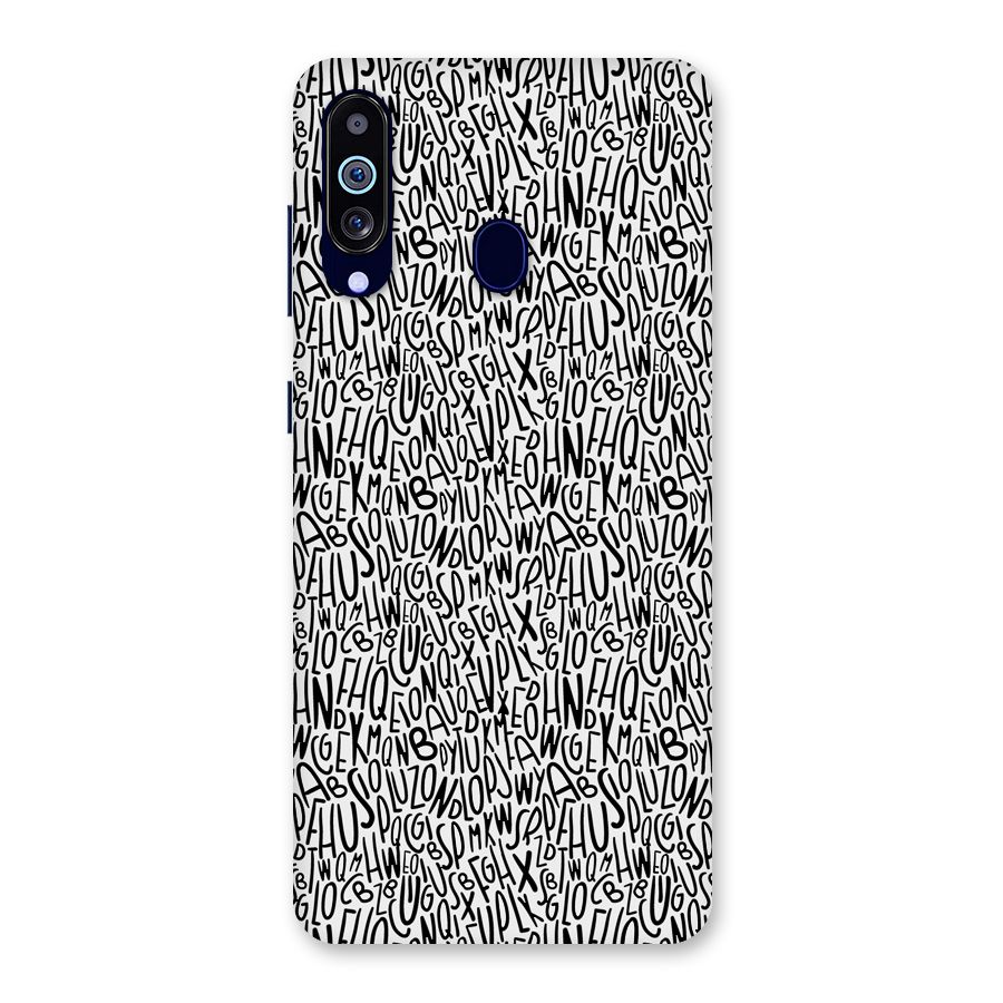Alphabet Seamless Abstract Back Case for Galaxy M40