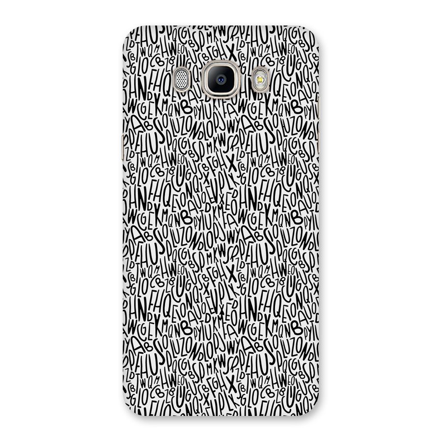 Alphabet Seamless Abstract Back Case for Galaxy On8