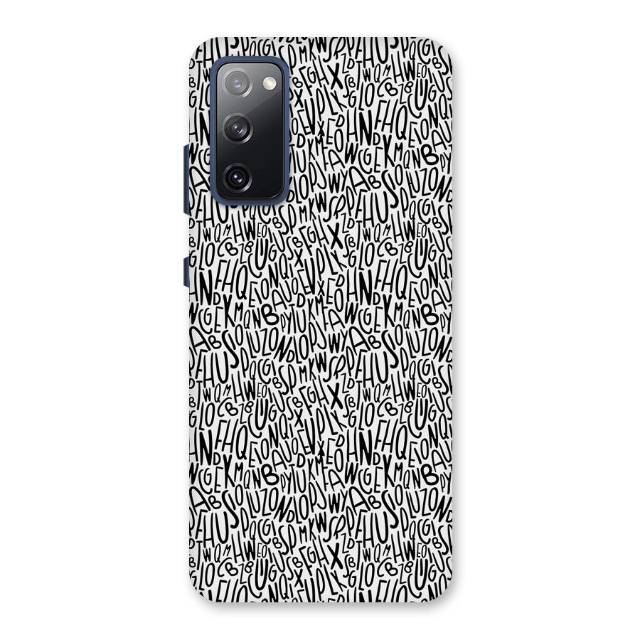 Alphabet Seamless Abstract Back Case for Galaxy S20 FE