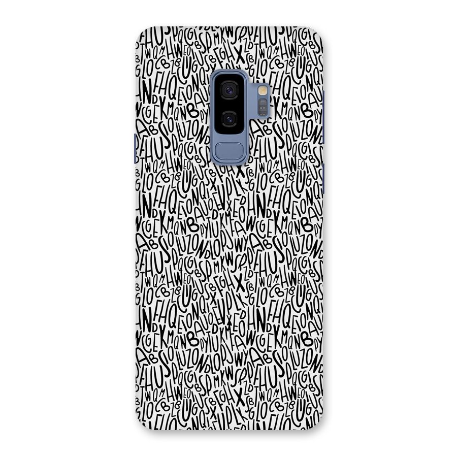 Alphabet Seamless Abstract Back Case for Galaxy S9 Plus