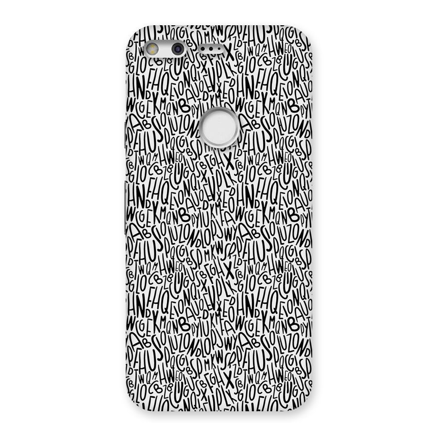 Alphabet Seamless Abstract Back Case for Google Pixel