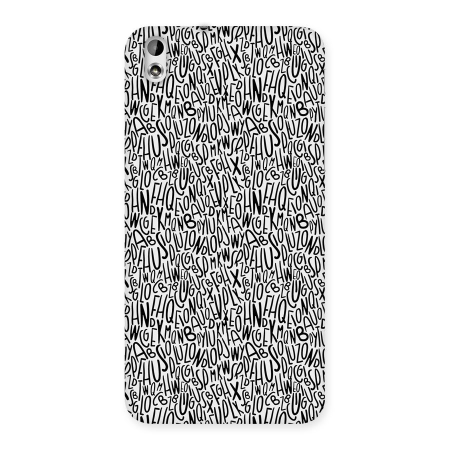 Alphabet Seamless Abstract Back Case for HTC Desire 816g