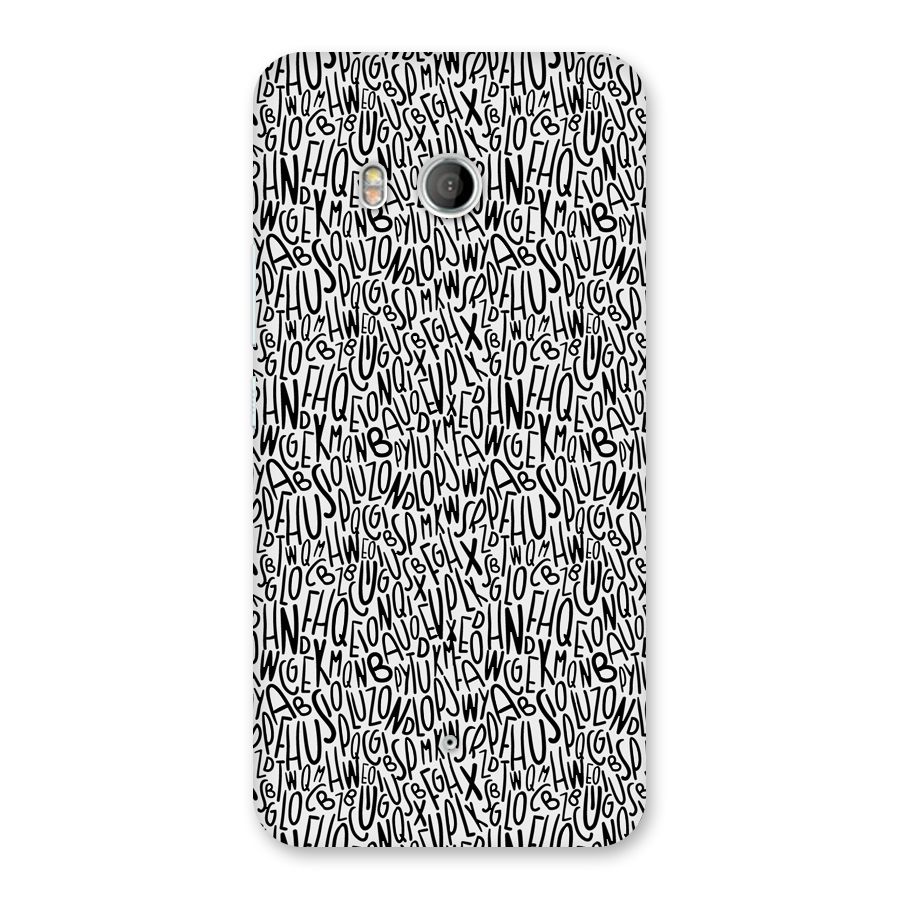 Alphabet Seamless Abstract Back Case for HTC U11
