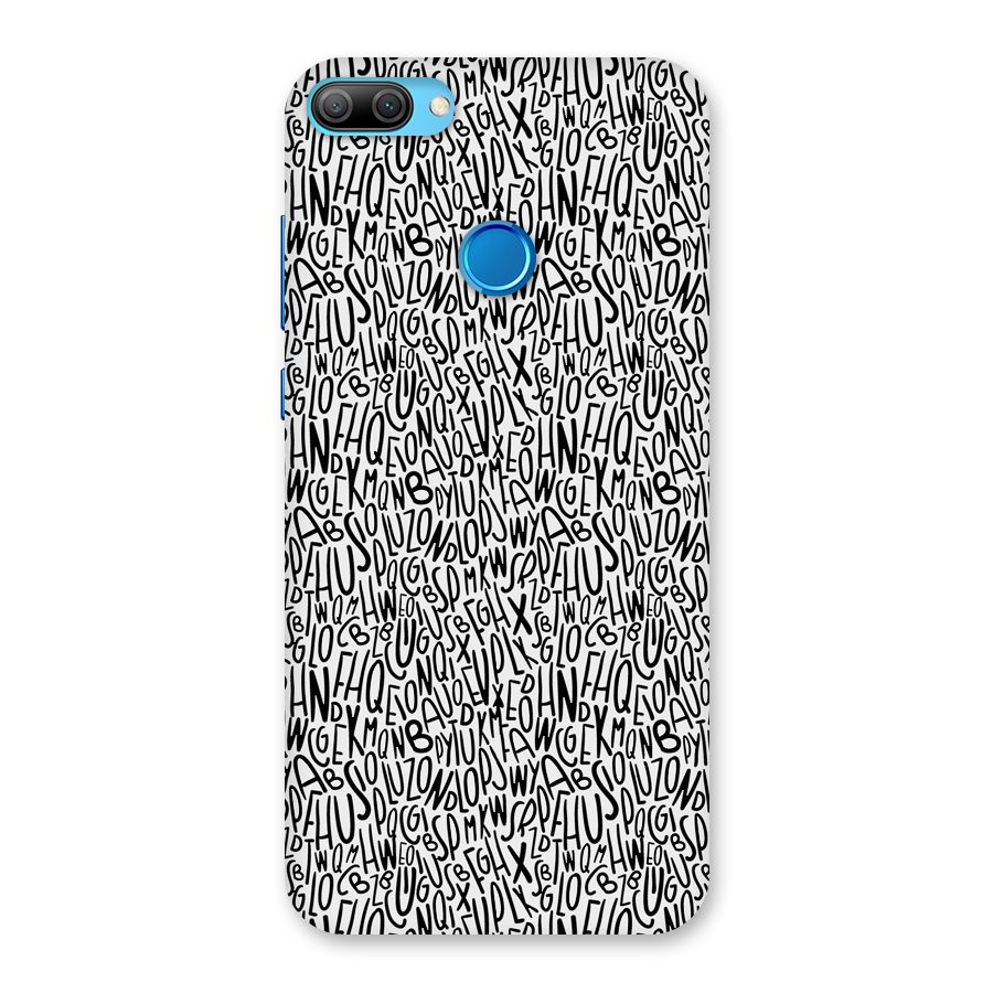 Alphabet Seamless Abstract Back Case for Honor 9N