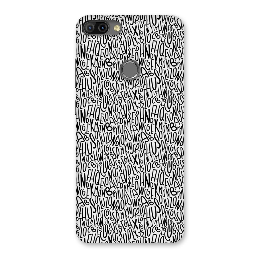 Alphabet Seamless Abstract Back Case for Infinix Hot 6 Pro