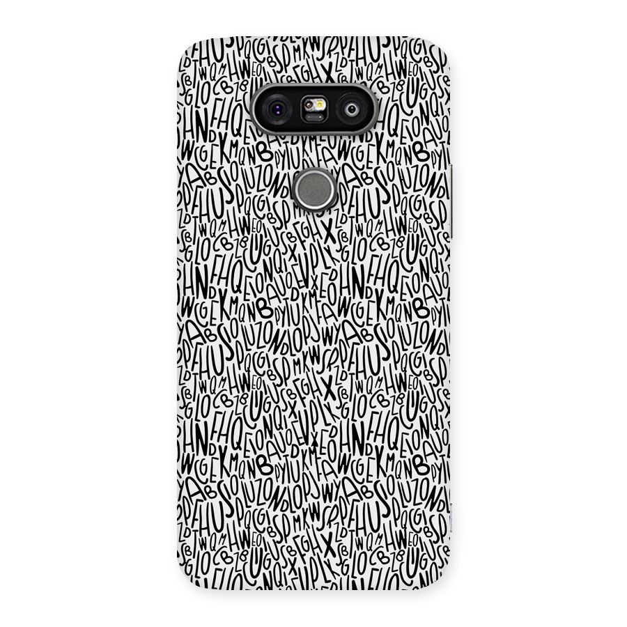 Alphabet Seamless Abstract Back Case for LG G5