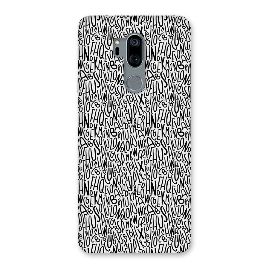 Alphabet Seamless Abstract Back Case for LG G7