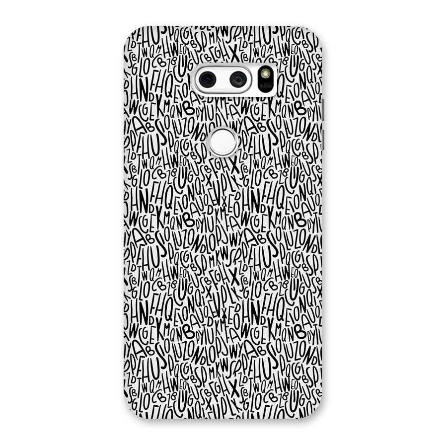 Alphabet Seamless Abstract Back Case for LG V30