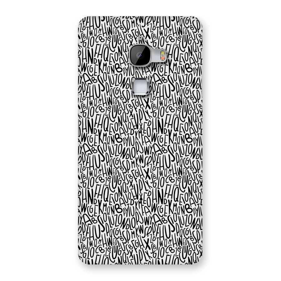 Alphabet Seamless Abstract Back Case for LeTv Le Max
