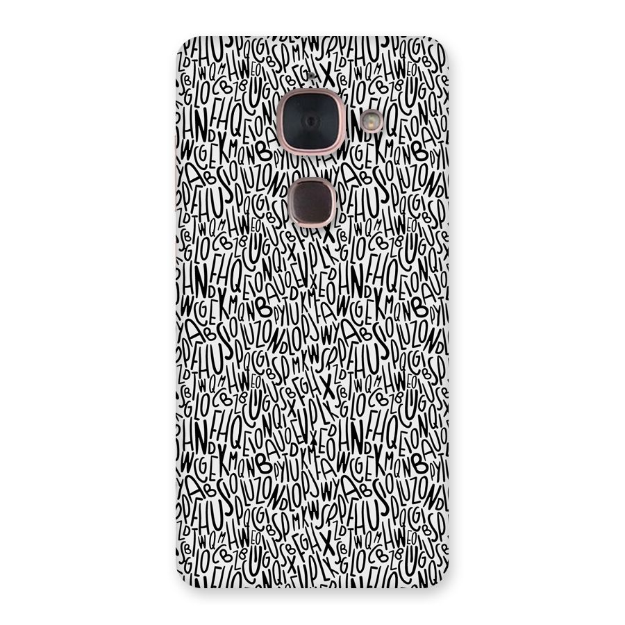 Alphabet Seamless Abstract Back Case for Le Max 2