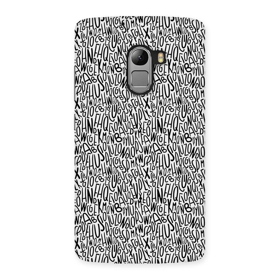 Alphabet Seamless Abstract Back Case for Lenovo K4 Note
