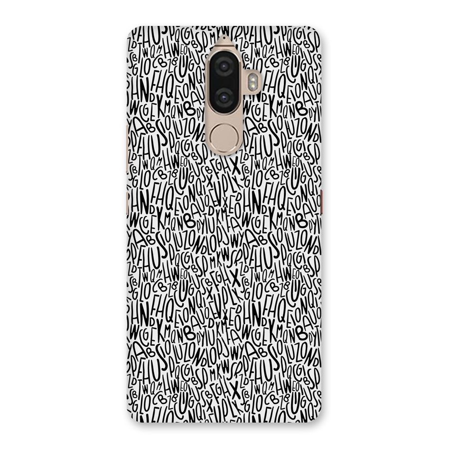 Alphabet Seamless Abstract Back Case for Lenovo K8 Note