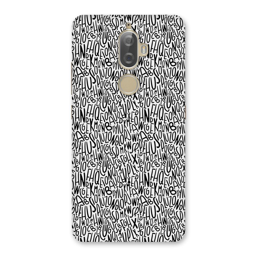 Alphabet Seamless Abstract Back Case for Lenovo K8 Plus