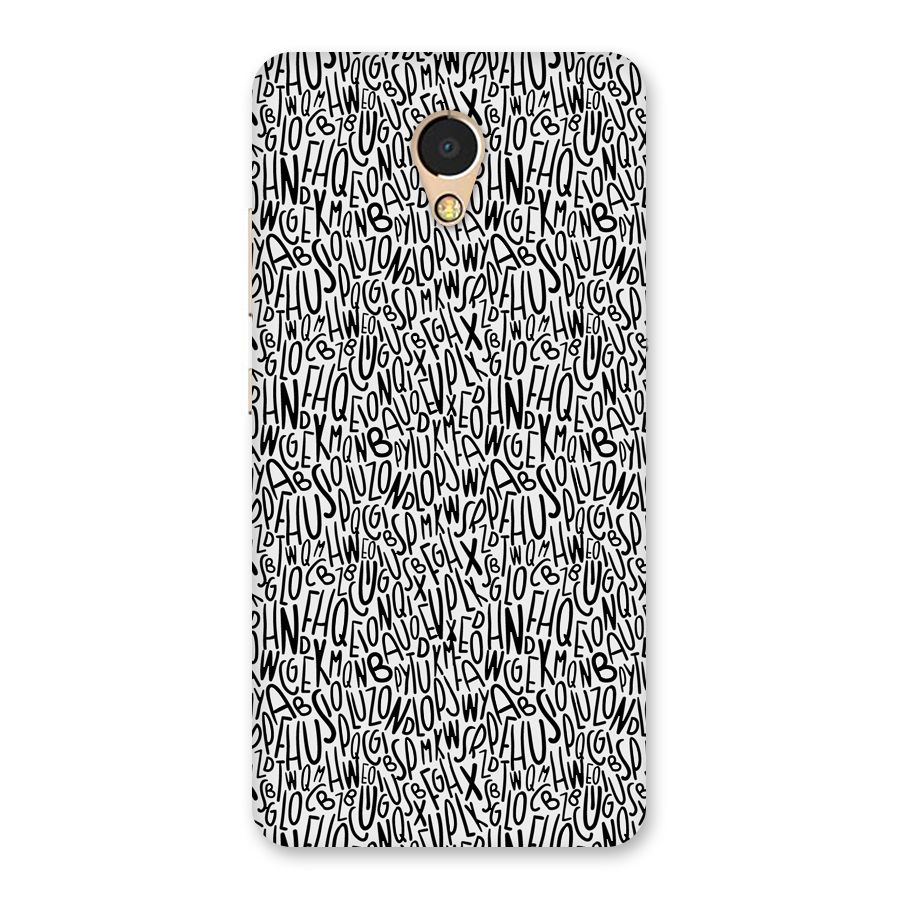 Alphabet Seamless Abstract Back Case for Lenovo P2