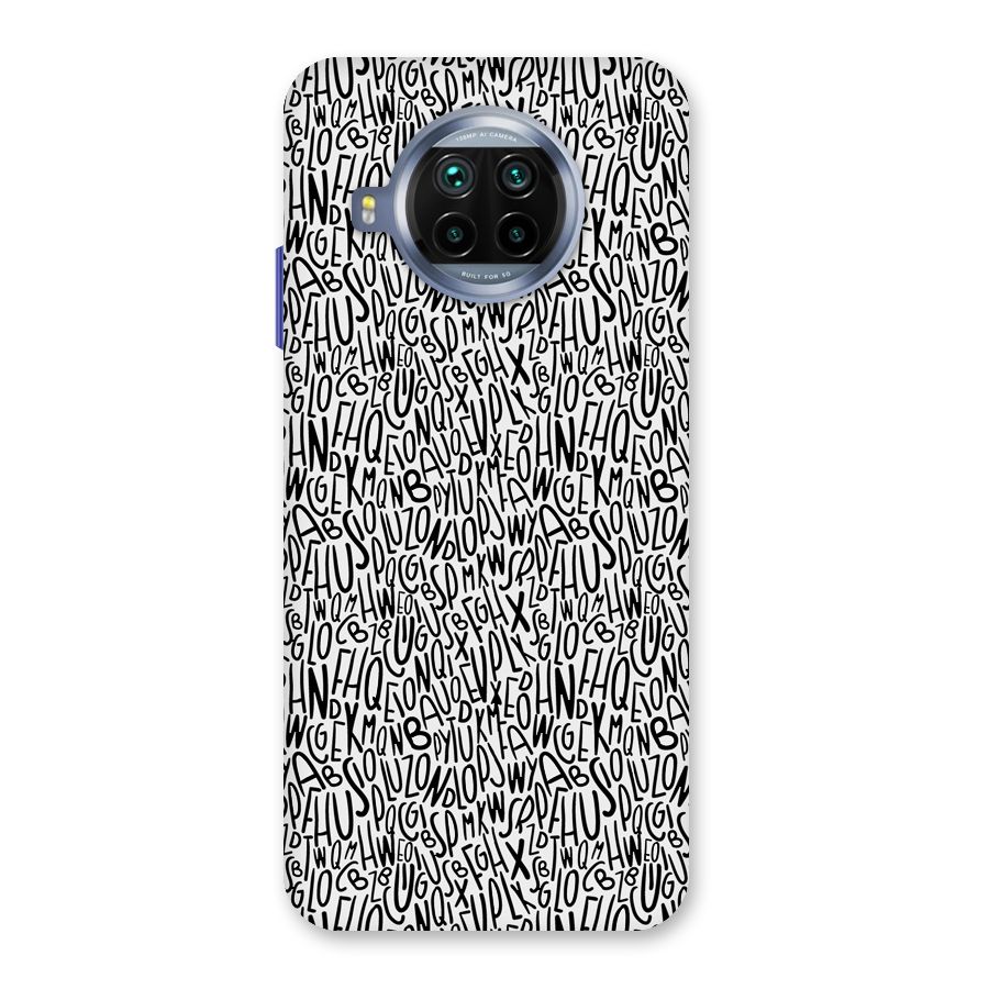 Alphabet Seamless Abstract Back Case for Mi 10i