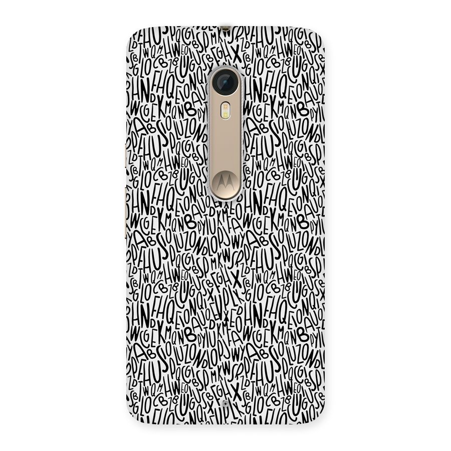 Alphabet Seamless Abstract Back Case for Motorola Moto X Style
